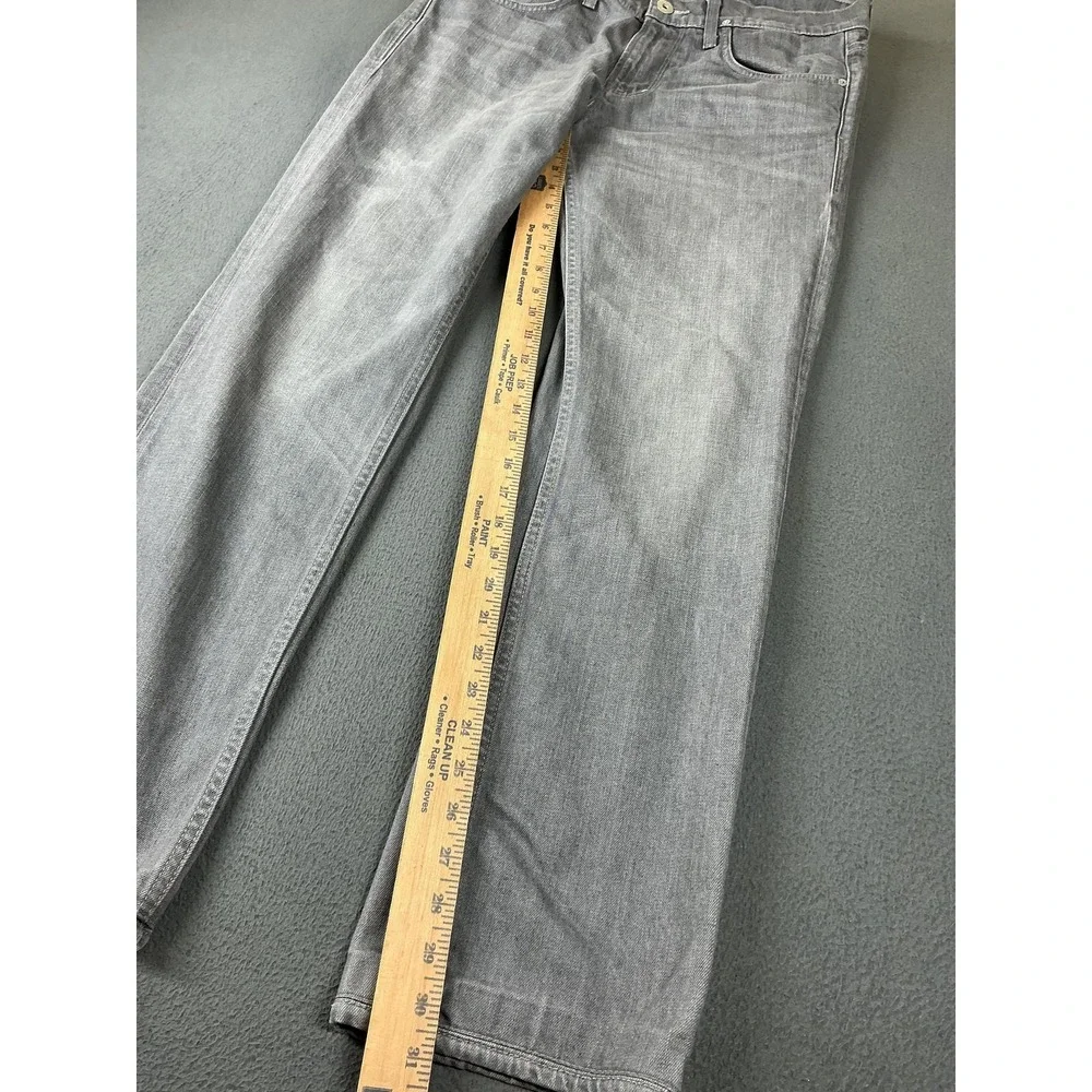 Hudson Jeans Mens 33x32 Gray Byron Five Pocket Straight Stretch Denim Mexico